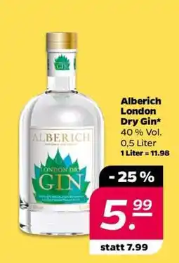 NETTO Alberich London Dry Gin Angebot