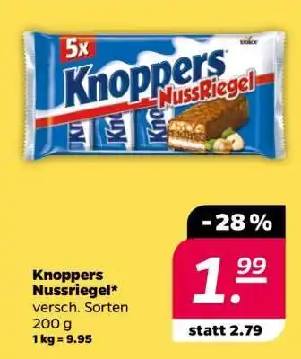 NETTO Knoppers Nussriegel Angebot