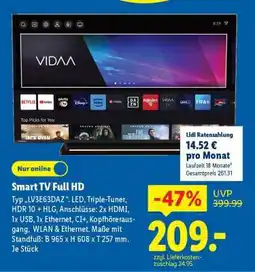 Lidl Smart TV Full HD Angebot