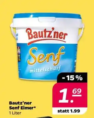 NETTO Bautz’ner Senf Eimer Angebot