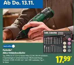 Lidl Parkside Akku-Feinbohrschleifer Angebot