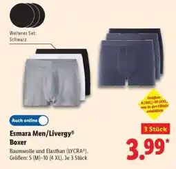Lidl Esmara Men/Livergy Boxer Angebot
