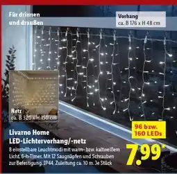 Lidl Livarno Home LED-Lichtervorhang/-netz Angebot