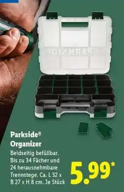 Lidl Parkside Organizer Angebot