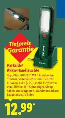 Lidl Parkside Akku-Handleuchte Angebot