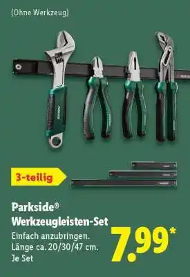Lidl Parkside Werkzeugleisten-Set Angebot