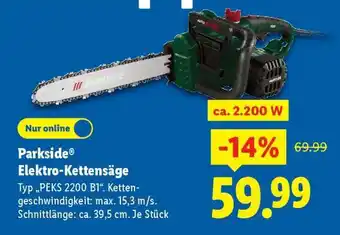 Lidl PARKSIDE Elektro-Kettensäge Angebot