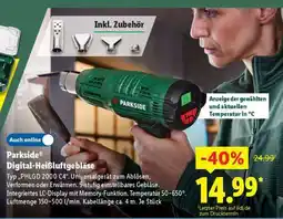 Lidl Parkside Digital-Heißluftgebläse Angebot