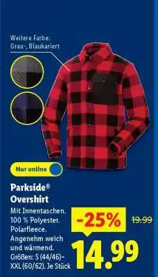 Lidl Parkside Overshirt Angebot