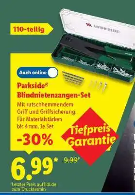 Lidl Parkside Blindnietenzangen-Set Angebot