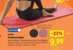 Lidl CRIVIT Funktionstights Angebot