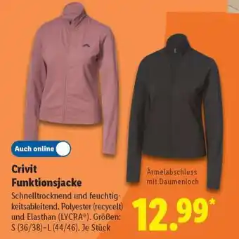 Lidl CRIVIT Funktionsjacke Angebot