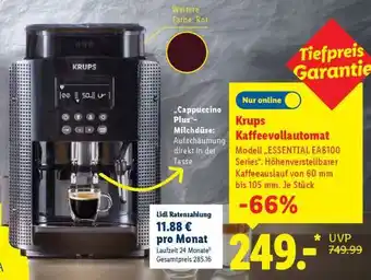 Lidl KRUPS Kaffeevollautomat Angebot