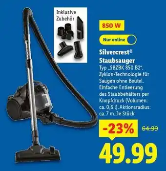 Lidl SILVERCREST Staubsauger Angebot