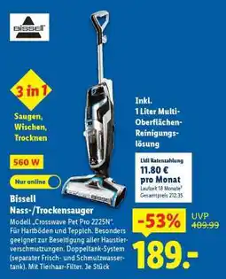 Lidl Bissell Nass-/Trockensauger Angebot