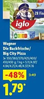 Lidl Wagner Die Backfrische/ Big City Pizza Angebot