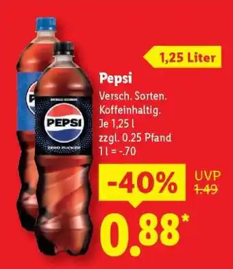 Lidl Pepsi Angebot