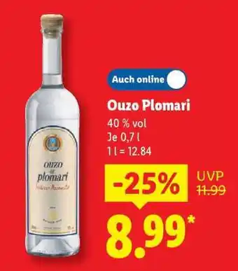 Lidl Ouzo Plomari Angebot