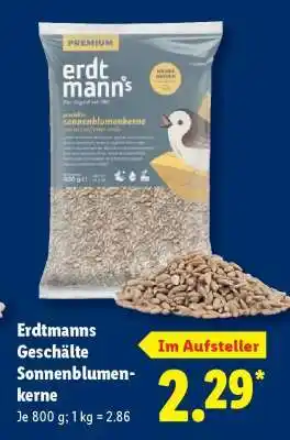 Lidl Erdtmanns Geschälte Sonnenblumenkerne Angebot