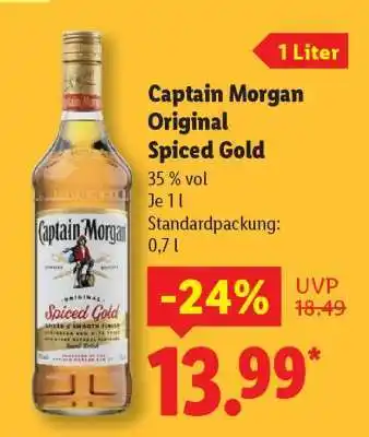Lidl Captain Morgan Original Spiced Gold Angebot