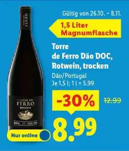 Lidl Torre de Ferro Dão DOC, Rotwein, trocken Angebot