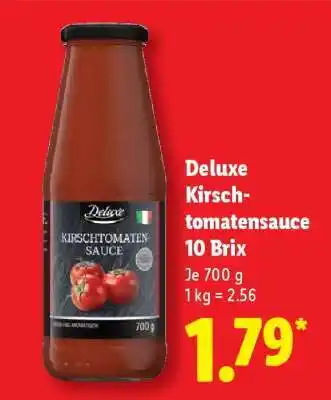 Lidl Deluxe Kirsch-tomatensauce 10 Brix Angebot