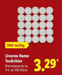Lidl Livarno Home Teelichter Angebot