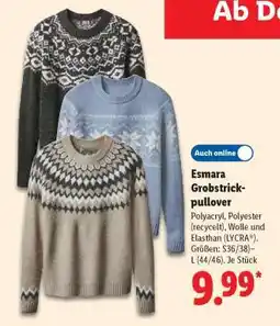 Lidl Esmara Grobstrickpullover Angebot