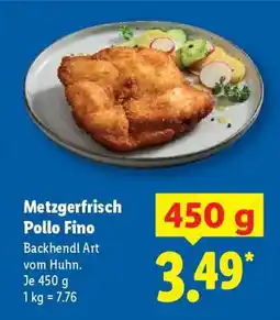 Lidl Metzgerfrisch Pollo Fino Angebot