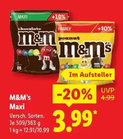 Lidl M&M's Maxi Angebot