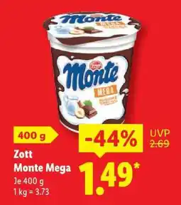 Lidl Zott Monte mega Angebot