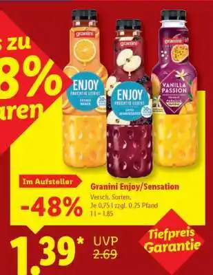 Lidl Granini Enjoy/Sensation Angebot