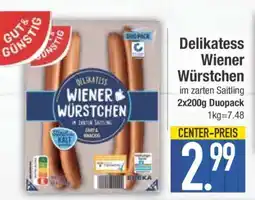 Edeka Delikatess Wiener Würstchen Angebot
