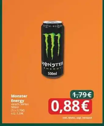 Famila Nord Ost Monster Energy Angebot