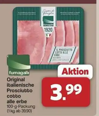 Famila Nord Ost Fumagalli Original italienische Prosciutto cotto alle erbe Angebot