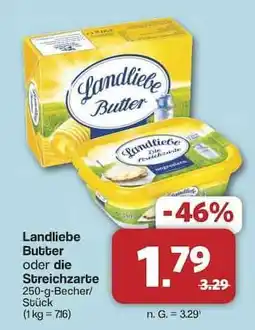 Famila Nord Ost LANDLIEBE Butter oder Die Streichzarte Angebot