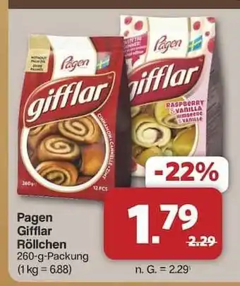 Famila Nord Ost Pågen gifflar Röllchen Angebot