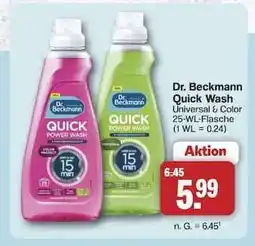 Famila Nord Ost Dr. Beckmann Quick Wash Angebot