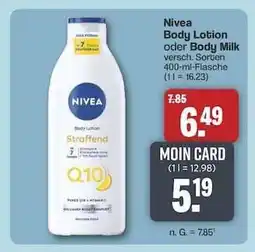 Famila Nord Ost Nivea Body Lotion oder Body Milk Angebot