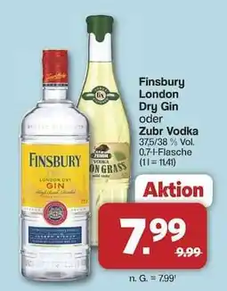 Famila Nord Ost Finsbury London Dry Gin oder Zubr Vodka Angebot