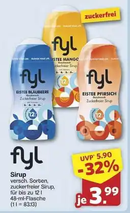 Famila Nord Ost fyl Sirup Angebot