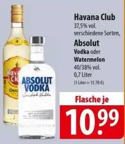 Famila Nord Ost Havana Club / Absolut Vodka Angebot