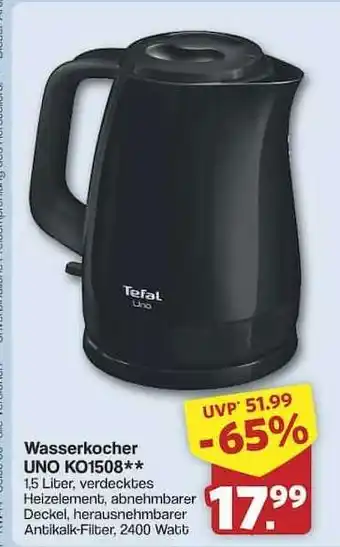 Famila Nord Ost Wasserkocher UNO KO1508 Angebot