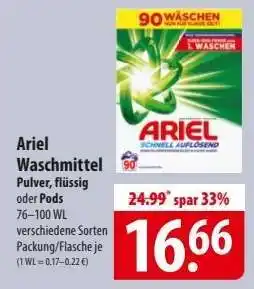 Famila Nord Ost Ariel Waschmittel Angebot