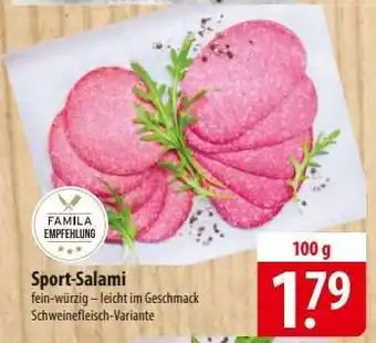 Famila Nord Ost Sport-Salami Angebot
