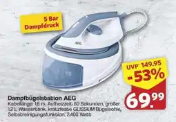 Famila Nord Ost Dampfbügelstation AEG Angebot