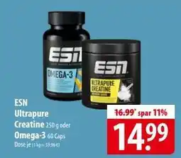 Famila Nord Ost ESN Ultrapure Creatine oder Omega-3 Angebot