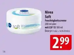 Famila Nord Ost Nivea Soft Feuchtigkeitscreme Angebot