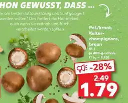 Kaufland Pol./kroat. Kultur-champignons, braun Angebot