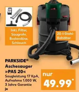 Kaufland PARKSIDE Aschesauger PAS 20 Angebot
